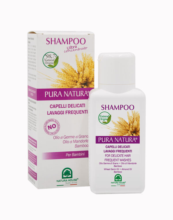 Shampoo Capelli Delicati Lavaggi Frequenti Pura Natura