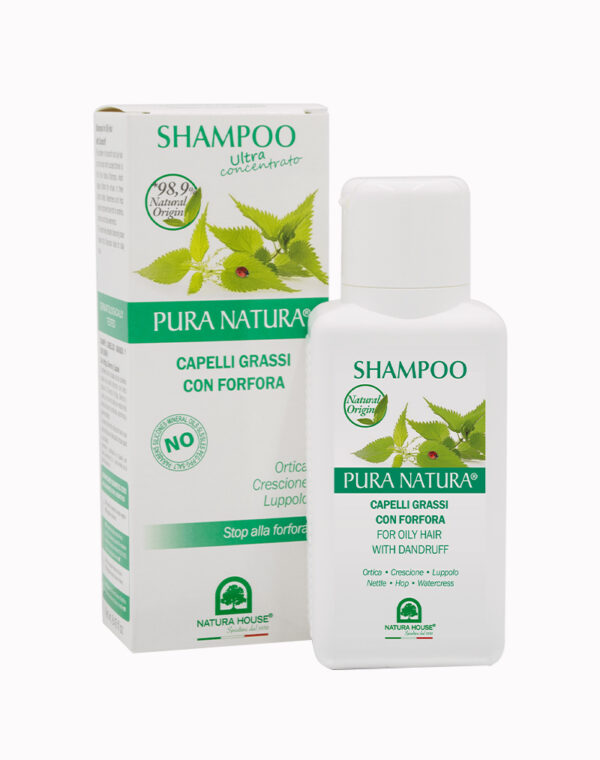 Shampoo Capelli Grassi con Forfora Pura Natura