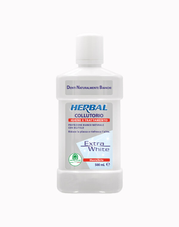 Collutorio Extra White ad azione sbiancante Herbal