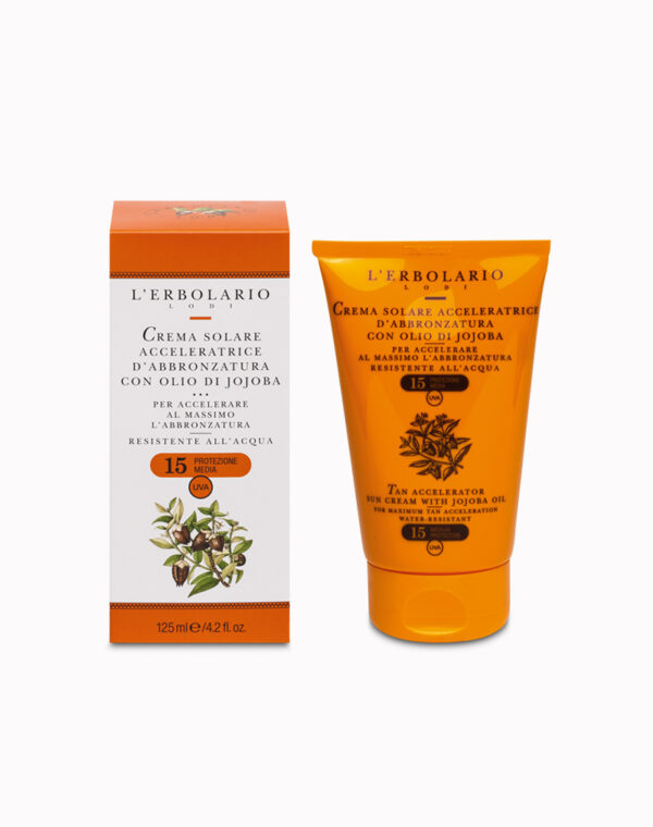 Crema Solare Corpo Acceleratrice d'Abbronzatura SPF 15