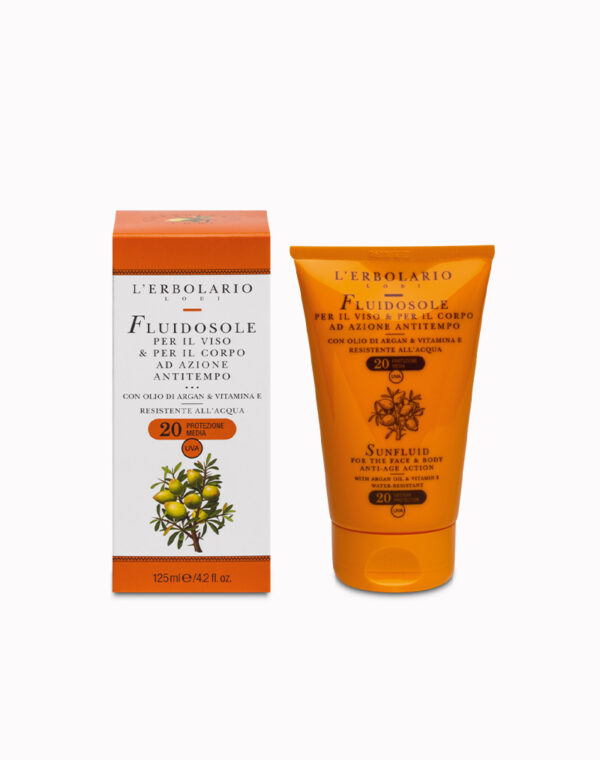 FluidoSole Viso e Corpo Anti-Tempo SPF 20