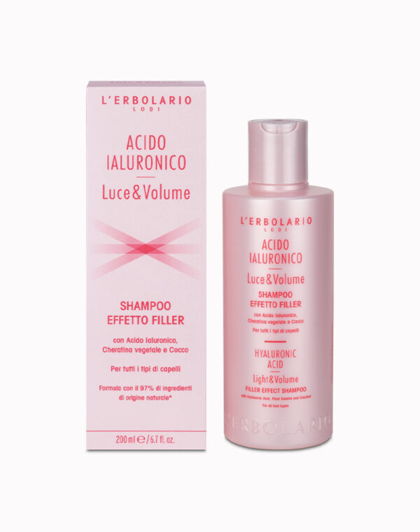 Shampoo Effetto Filler Acido Ialuronico Luce&Volume