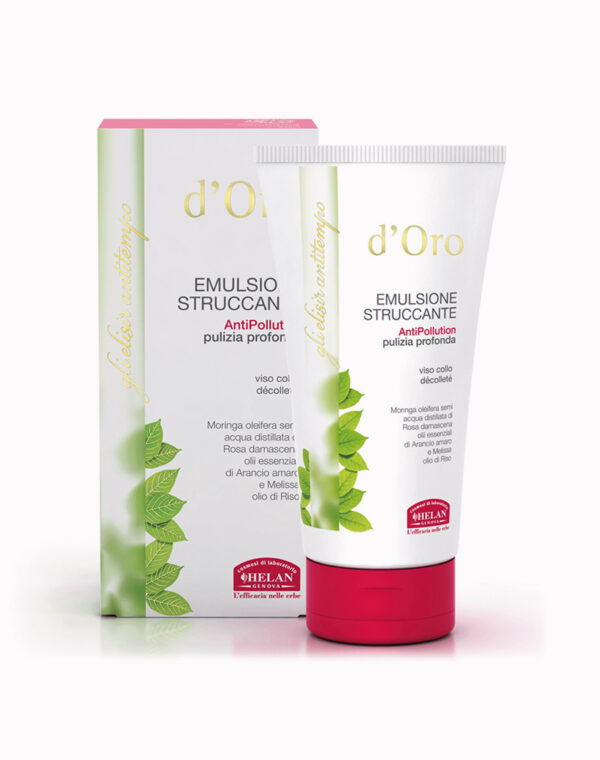 Emulsione Struccante AntiPollution Elisir Antitempo - D'Oro