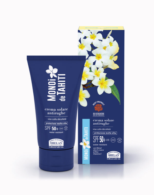 Crema Solare Antirughe SPF50+ Monoï de Tahiti