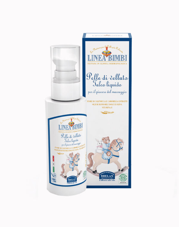 Pelle di Velluto Talco Liquido 100 ml Linea Bimbi