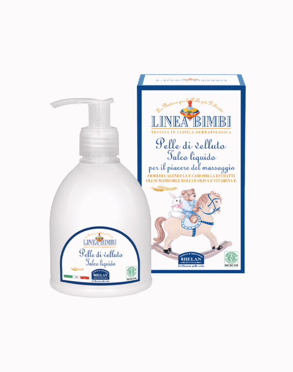 Pelle di Velluto Talco Liquido 240 ml  Linea Bimbi