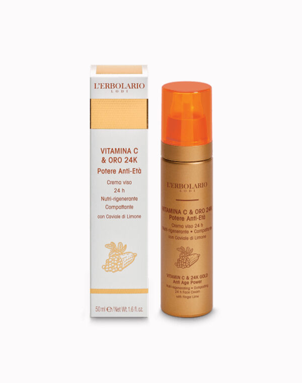 Crema Viso Vitamina C & Oro 24K