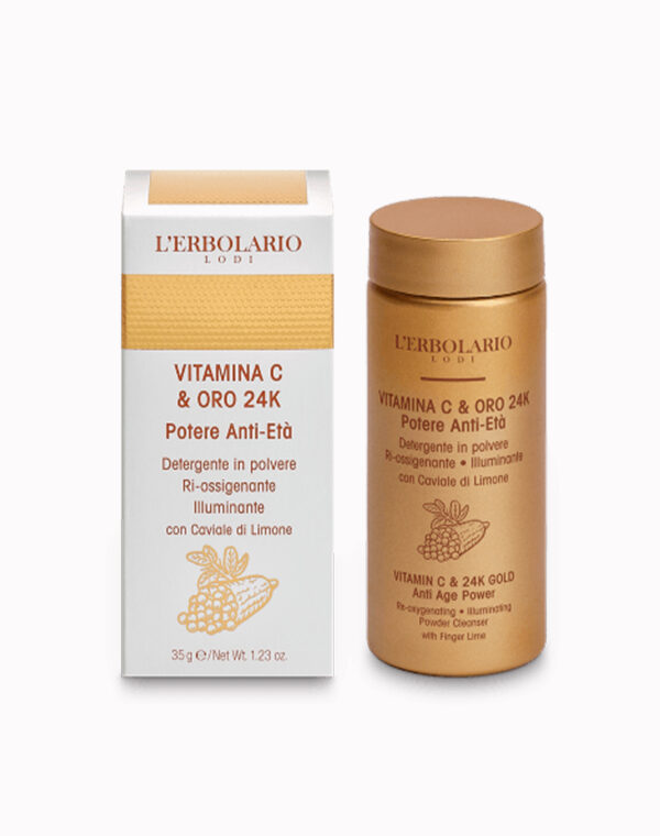 Detergente Viso in Polvere Vitamina C & Oro 24K