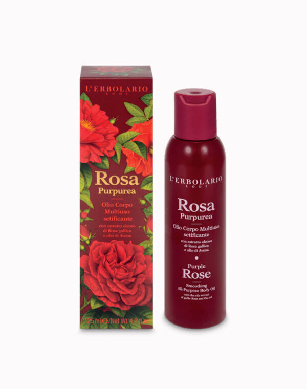 Olio Corpo Multiuso Setificante Rosa Purpurea