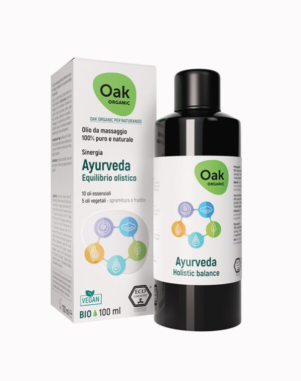 Olio massaggi Ayurveda Oak Organic