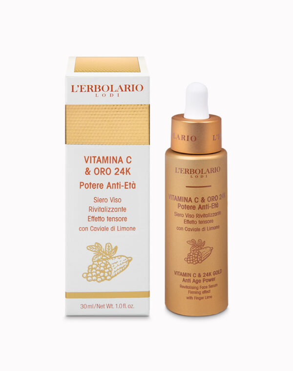 Siero Viso Vitamina C & Oro 24K