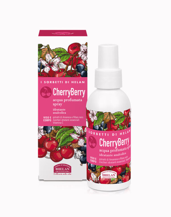 CherryBerry Acqua Profumata Spray Idratante Analcolica I Sorbetti di Helan